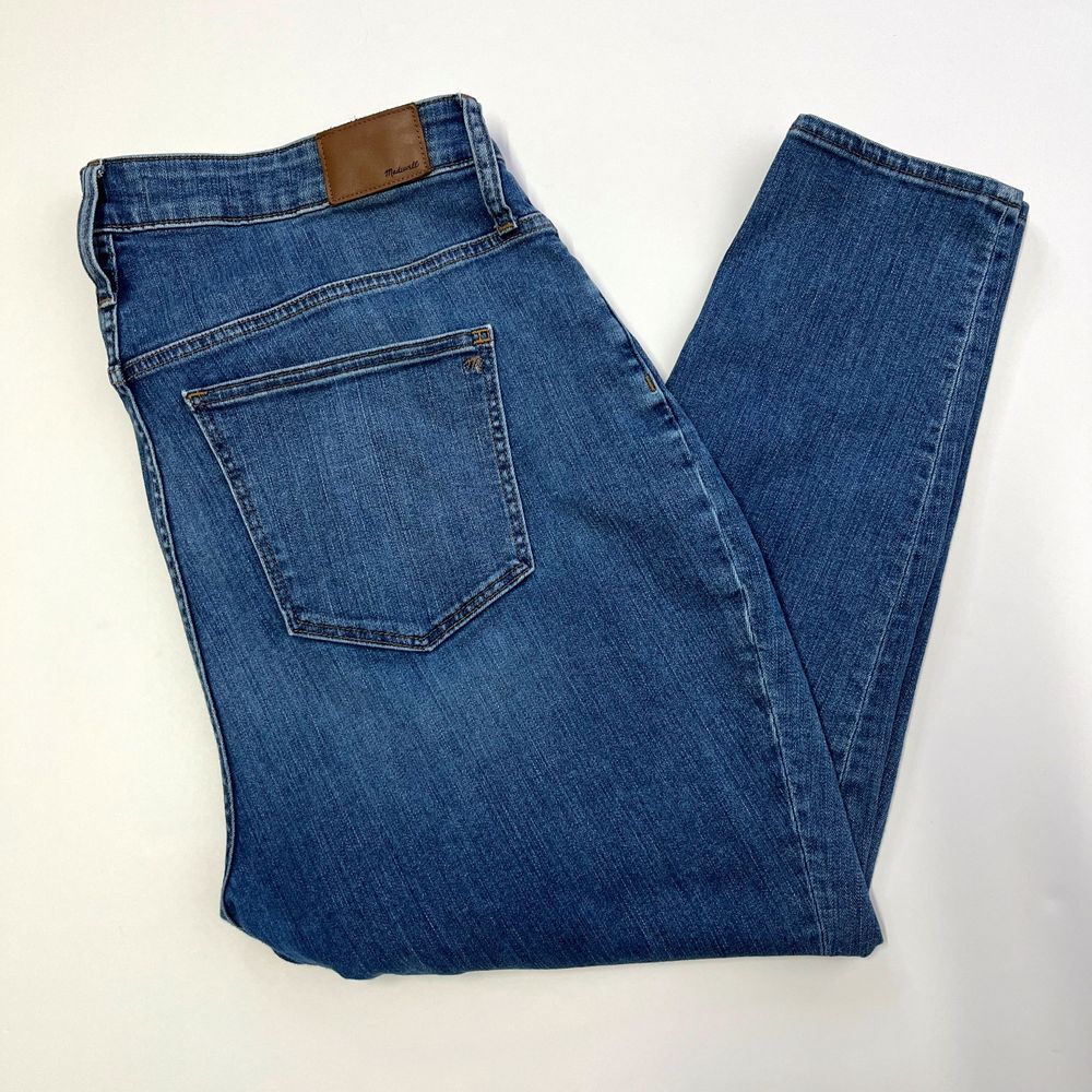 Madewell Womens Curvy High Rise Skinny Crop Jeans, Madewell Womens Size‎ 35 505
